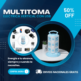 MULTITOMA ELECTRICA VERTICAL CON USB