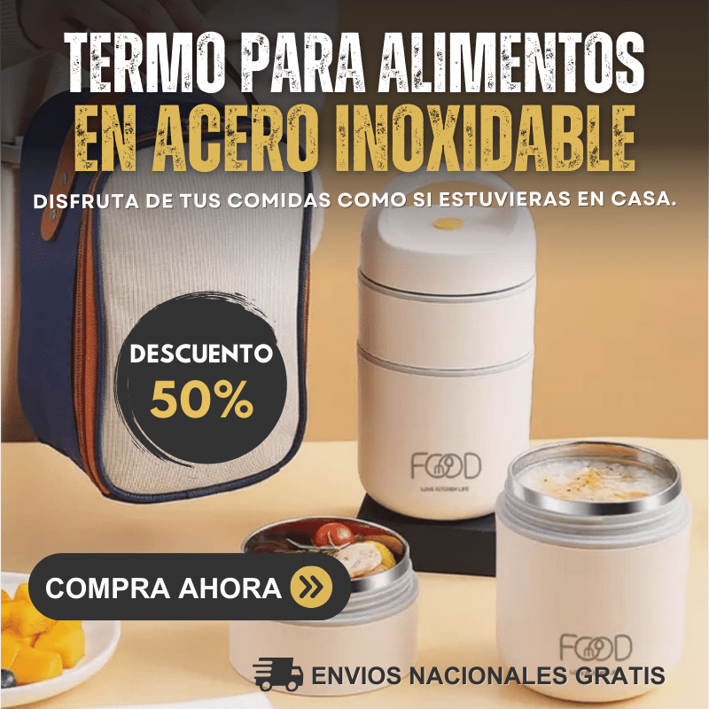 TERMO PARA ALIMENTOS EN ACERO INOXIDABLE