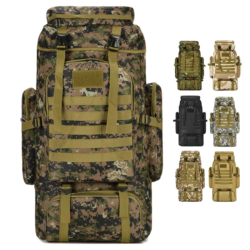 MOCHILA TACTICA CAPACIDAD 70 LT (PRECIO REMATE )