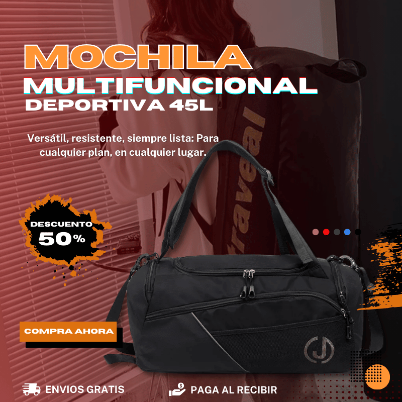 MOCHILA MULTIFUNCIONAL DEPORTIVA 45L