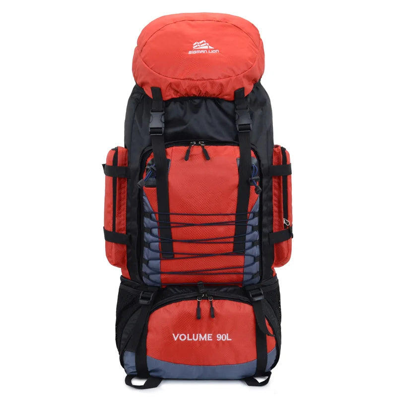 MOCHILA DE VIAJE Y CAMPING CAPACIDAD 90 LT