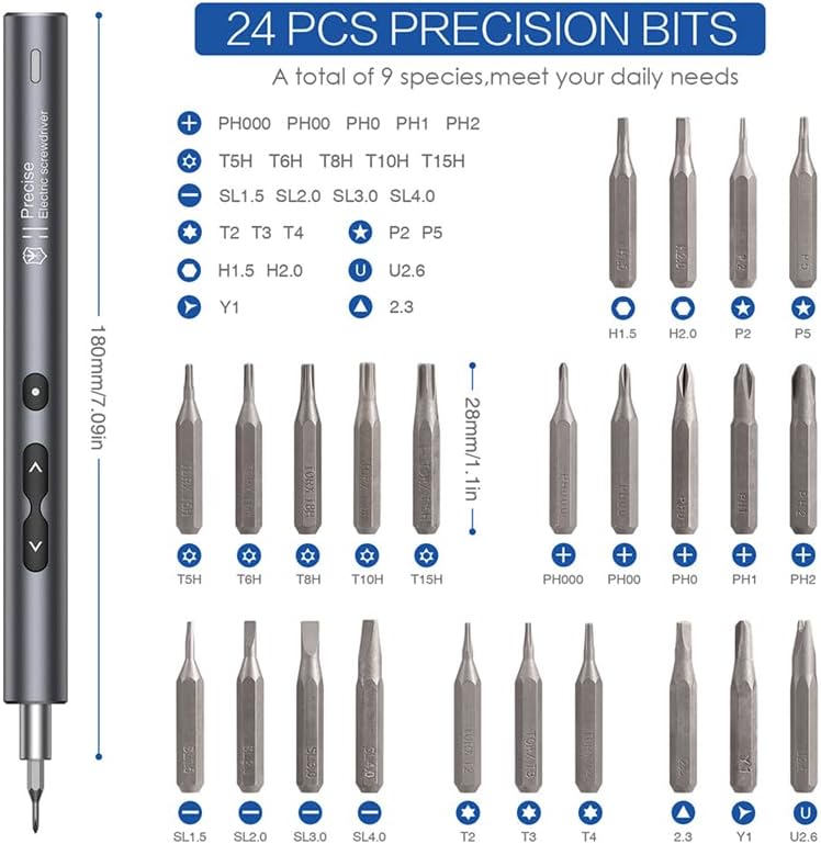 SET DESTORNILLADOR ELECTRICO 28 EN 1