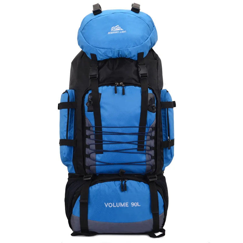 MOCHILA DE VIAJE Y CAMPING CAPACIDAD 90 LT