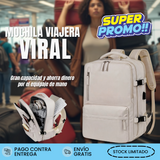 MOCHILA VIAJERA EXPANDIBLE VIRAL | 50% DE DESCUENTO + ENVÍO GRATIS