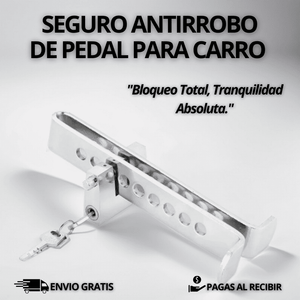 SEGURO ANTIRROBO DE PEDAL PARA CARRO