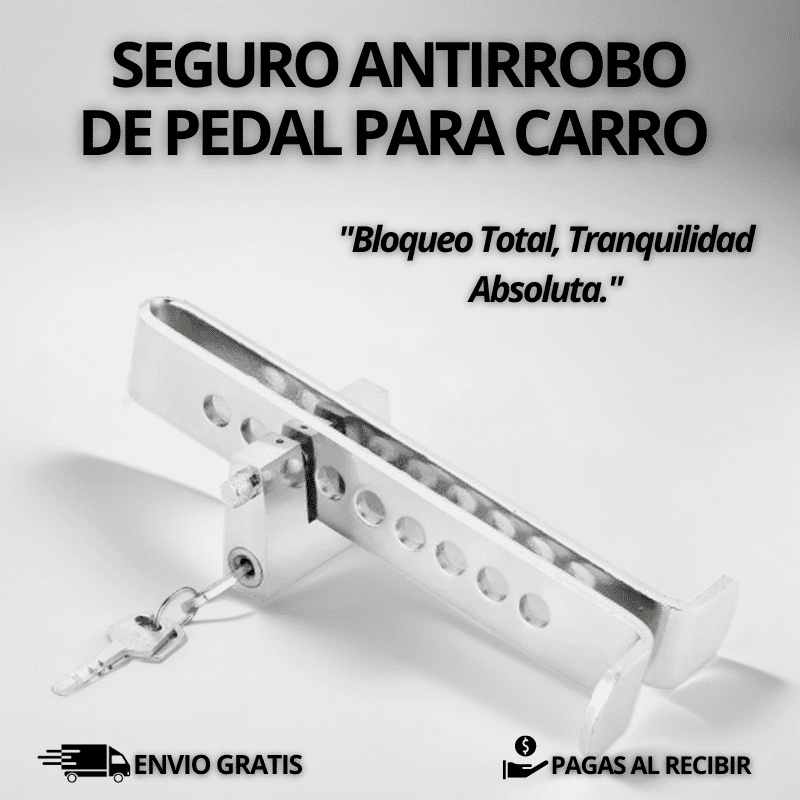 SEGURO ANTIRROBO DE PEDAL PARA CARRO