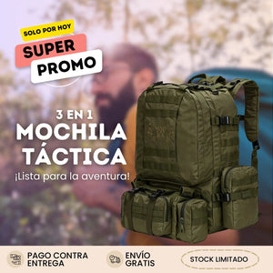 Mochila Táctica Militar 3 en 1 G6