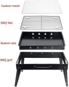 PARRILLA RECTANGULAR PORTATIL BBQ