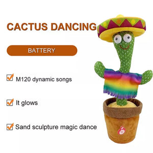 Cactus De Peluche Cantando 120 Canciones Bailando Y Girando Grabación Luminosa - 100xHobbies