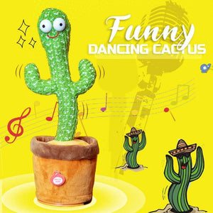 Cactus De Peluche Cantando 120 Canciones Bailando Y Girando Grabación Luminosa - 100xHobbies