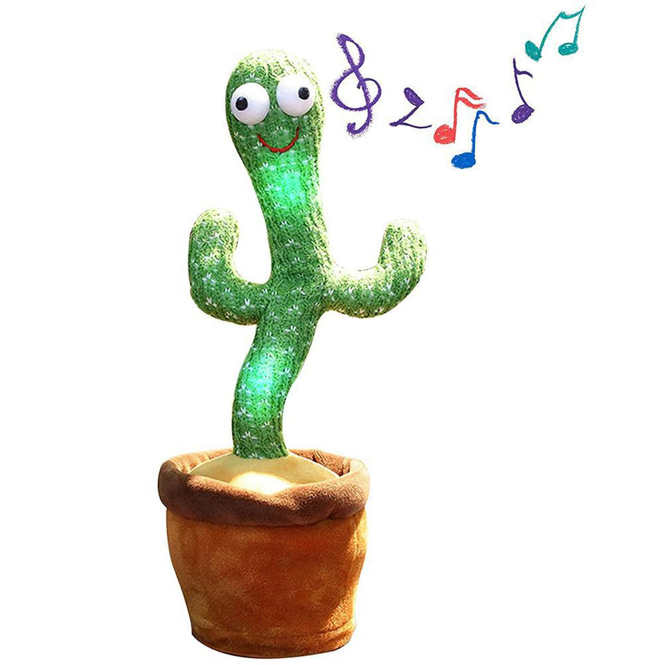 Cactus De Peluche Cantando 120 Canciones Bailando Y Girando Grabación Luminosa - 100xHobbies