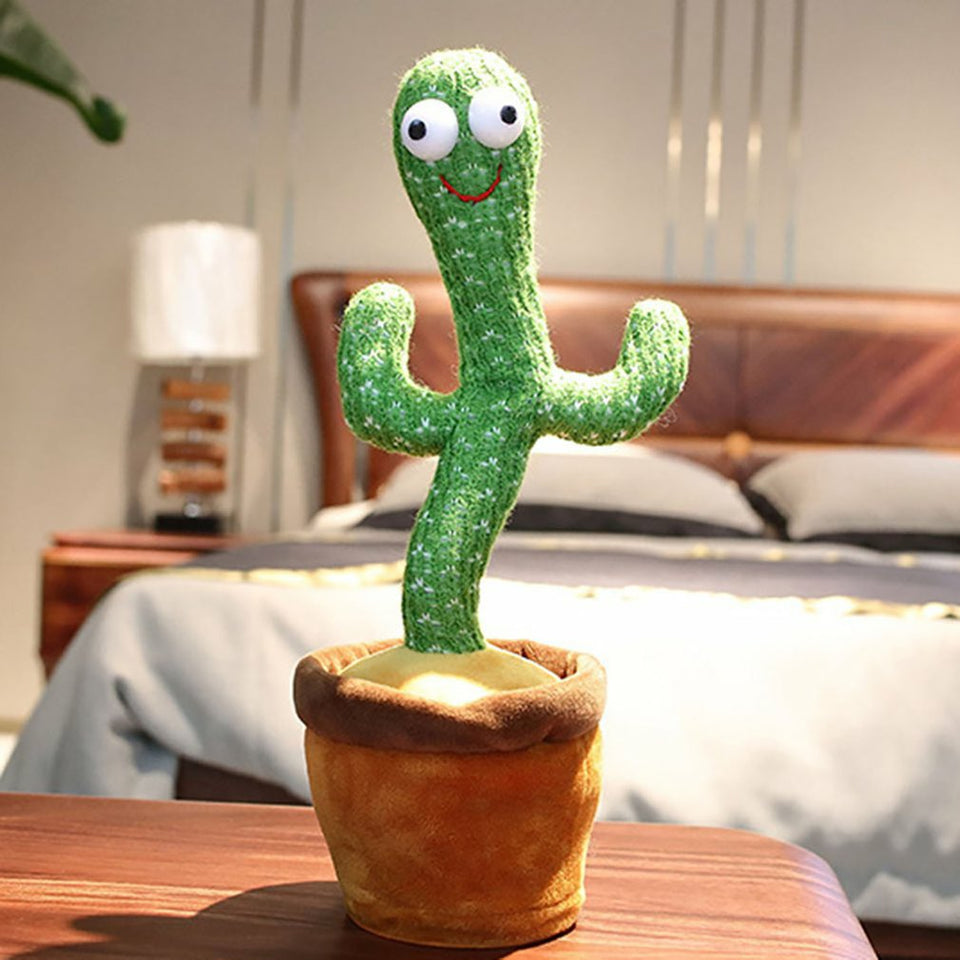 Cactus De Peluche Cantando 120 Canciones Bailando Y Girando Grabación Luminosa - 100xHobbies